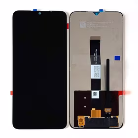 LCD screen Xiaomi Redmi 9A/9C/9AT/10A ar touch screen Melns ORG