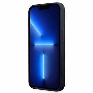 BMW Silicone Signature viedtālruņa apvalks iPhone 13 Pro Max 6.7" - tumši zils