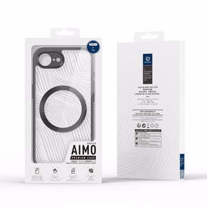 Dux Ducis Aimo Mag Viedtālruņa apvalks ar MagSafe skirtas iPhone 16e - melns