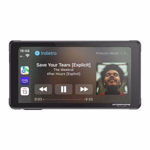 INTERPHONE SYNC55 SMART DISPLAY (CAR PLAY/ANDROID AUTO) Black
