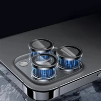 Grūdinātais stikls Tel Protect 3D objektīva aizsargstikls uz kameru iPhone 16 Pro/16 Pro Max caurspīdīgs (lēcas 3 gab.)