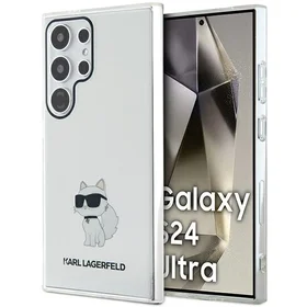 Karl Lagerfeld IML Choupette viedtālruņa apvalks Samsung Galaxy S24 Ultra - caurspīdīgs