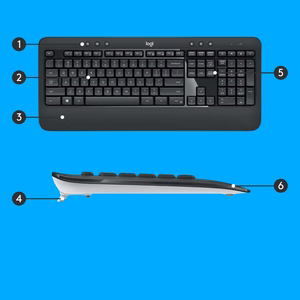 Logitech MK540 Advanced tastatūras un peles komplekts