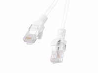 PATCHCORD KAT.6 UTP 1M balts FLUKE PASSED LANBERG 10-PACK
