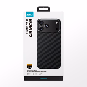 Benks Magnetic Armor Air Kevlar Case Metal Frame 600D (0068) for Iphone 17 Air black
