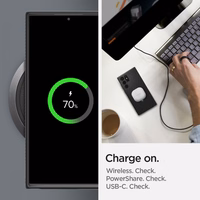 Spigen Liquid Air viedtālruņa apvalks Samsung Galaxy S22 Ultra - Matēts melns