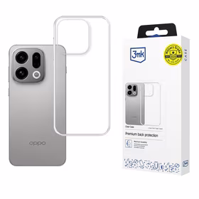 3mk Clear Maciņš for Oppo Find X9 - caurspīdīgs