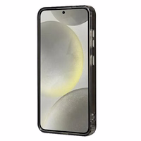 Audi IML ģeometriskā raksta cietais viedtālruņa apvalks S24 S921 melns/melns AU-IMLS24-A6/D3-BK