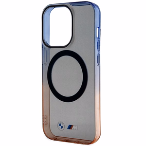 Apvalks BMW BMHMP14XHTGE iPhone 14 Pro Max 6.7" pelēks/pelēks cietais apvalks Gradients Buferis MagSafe