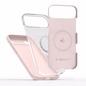 Tech-Protect Silikona Magnētiskais viedtālruņa apvalks iPhone 17 Air - rozā