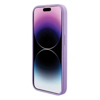 Guess GUHMP15SPSAHMCU iPhone 15 6.1" violets/violets cietais apvalks Saffiano MagSafe