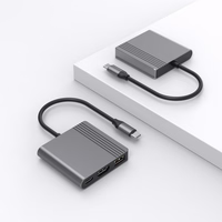 Gembird A-CM-COMBO3-05 USB-C uz HDMI/USB3 adapteris 3-in-1