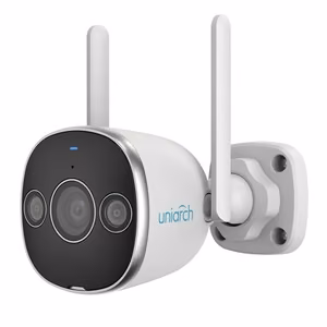 Uniarch UHOB2DM5F4D 5 MP āra cilindriskā Wi-Fi kamera ar divvirzienu audio, IP67