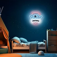 Hanging neon LED Paw Patrol on plexiglass - Logo OW-130146