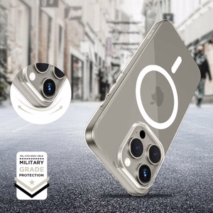 Tech-Protect FlexAir Magnētiskais viedtālruņa apvalks iPhone 15 Pro - caurspīdīgs