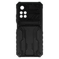 Tel Protect Combo viedtālruņa apvalks Xiaomi Redmi Note 11 5G/Note 11S 5G/Poco M4 Pro 5G melns
