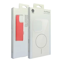 Spīdīgs magnētiskais viedtālruņa apvalks saderīgs ar MagSafe, paredzēts IPHONE 15 PLUS, balts