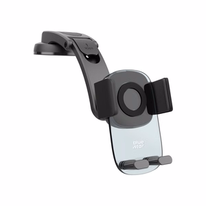 Car turētājs for mobile phone with windshield and dashboard mount zils STAR Long Neck Crystal melns