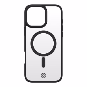 Incipio Velocity vāciņš ar MagSafe iPhone 16 Pro Max tālrunim, caurspīdīgs ar melnu apmali