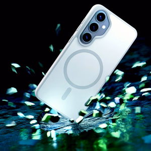 3mk Smoke MagCase balts – tālruņa vāciņš modelim Samsung Galaxy S26+