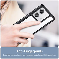 Kosmosa viedtālruņa apvalks ar gēla rāmi Xiaomi Redmi Note 13 Pro+ - melns