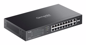 OMADA ES220GP tīkla slēdzis Managed Gigabit Ethernet (10/100/1000) Power over Ethernet (PoE) melns