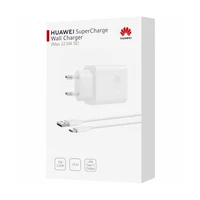 Lādētājs Huawei CP404B SuperCharge 22.5W USB-A + USB-A uz USB-C kabelis 1.0m balts