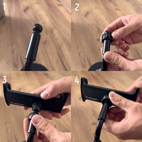 Wozinsky planšetdatora un tālruņa galda statīvs melns (WTHBK4)