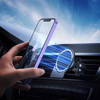 Crong Carclip Magnetic - MagSafe Magnetic Car turētājs (melns)