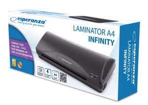 Esperanza EFL001 laminators karstajai un aukstajai laminēšanai, 250 mm/min, melns