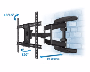 Esperanza ERW021 CRONOS 2.16 m (85") TV mount melns