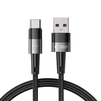 Tech-Protect UltraBoost USB-C / USB-C kabelis 66W 6A 1m - pelēks