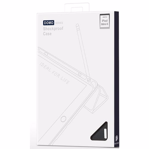 DUX DUCIS salokāms DOMO vāciņš ar zīmuļa turētāju iPad mini 7/6 melns