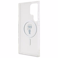 Karl Lagerfeld IML Ikonikas MagSafe apvalks viedtālrunim Samsung Galaxy S24 Ultra - skaidrs