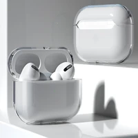 Vāciņš AirPods 2 / AirPods 1 ciets, stiprs, caurspīdīgs vāks austiņām (vākam A)