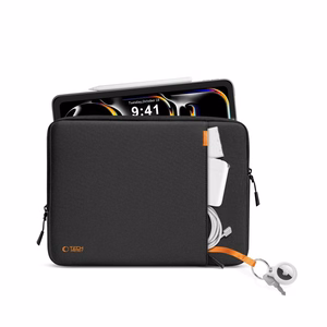 Tech-Protect Defender soma klēpjdatoram un planšetdatoram 11–13" - melna