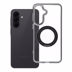 Case for Samsung A37 Frame Circle Stand compatible with MagSafe black