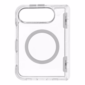 Caurspīdīgs Forcell F-Protect 4sD-i Clear 2.5 mm Premium Hinge vāciņš modelim iPhone Duo, saderīgs ar MagSafe
