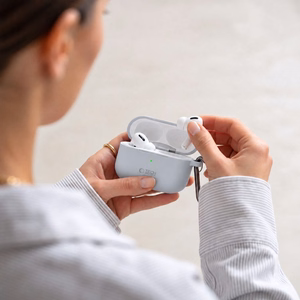 Tech-Protect silikona vāciņš ar āķi AirPods Pro - pelēks