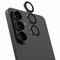 Benks rūdīta stikla stikls Warrior Lens Protector kameras aizsargstikls priekš Samsung Galaxy S26/S26 Plus (lēca 3 gab.) melns