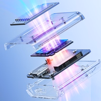 Orico TC20-M2-10G M.2 NVME USB-C 3.2 disku ietvars - caurspīdīgs