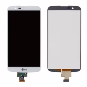 LCD Displejs Saderīgs ar LG K420n K10 Balts HQ