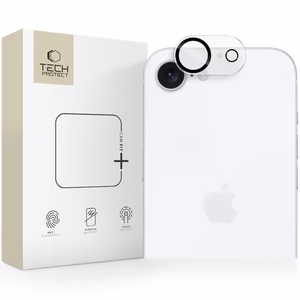 Tech-Protect Cam Fit+ kameras vāciņš iPhone 16e - caurspīdīgs