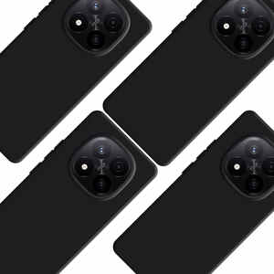 3mk Matt Case Pro viedtālruņa apvalks Xiaomi Redmi Note 14 Pro+ - matēta melna