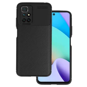 Vennus Carbon Elite viedtālruņa apvalks Xiaomi Redmi 10 melns