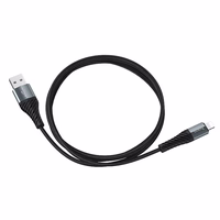Kabelis USB-A uz Lightning Hoco 2,4A 1 m X38 melns