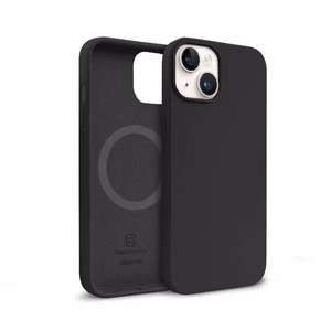 Crong Color Cover Magnetic vāciņš ierīcei iPhone 14 Plus, saderīgs ar MagSafe, melns