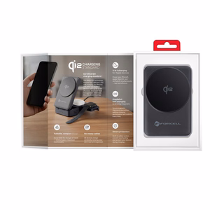 Bezvadu charging station Forcell 3in1 (F-05) (MagSafe) (Phone; Pods; Watch) 15W