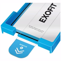 Uniq Optix Exofit Vivid rūdītais aizsargstikls iPhone 17 Pro Max ar uzlikšanas rīku