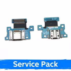 Charging Port Saderīgs ar Samsung T700 Tab S 8.4'' Ar Flex / Plata Original (Service Pack)